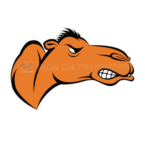 Campbell Fighting Camels logo T-shirts Iron On Transfers N4093